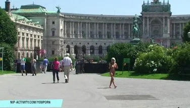 naked in the street,exhibitionism,flashing,boobs,public nudity
