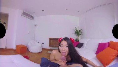 Katana,3D,Asian,Blowjob,HD,Small Tits,Virtual Reality,4k,60fps,vr,doggy,natural tits,vaginal sex