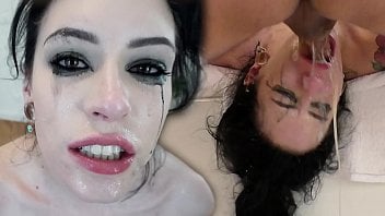 hardcore,babe,brunette,rough,doggystyle,tattoo,gagging,deepthroat,POV,submissive,orgasm,rough-sex,slapping,facefuck,sloppy,choking,throatfuck,face-fuck,throat-fuck,anna-de-ville