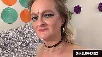 cumshot,hardcore,blowjob,doggystyle,mature,tattoos,old,high-heels,cowgirl,ugly,granny,vaginal-sex,mature-woman,lilith-lust,goldenslut