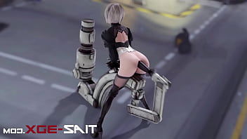 dildo,big-ass,2b,sfm,nier-automata,yorha