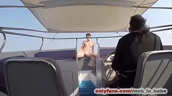 cumshot,facial,outdoor,blowjob,doggystyle,captain,outdoorblowjob,cumwalk,boatparty,onaboat,outsidesex