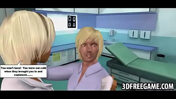 big,tits,blonde,babe,3d,office,cartoon,animation,game