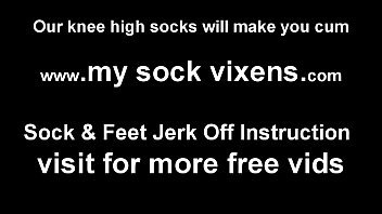 stockings,jerking,socks,pantyhose,footjob,feet,joi,foot-fetish,jerking-off,jerk-off-instruction