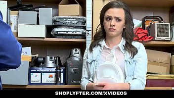anal,teen,hardcore,brunette,shaved,ass-fucking,caught,security,thief,blackmail,officer,cctv,ass-fuck,shoplift,shoplyfter,shop-lifter,security-camera,alex-more,lp-officer