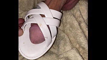 masturbation,big-cock,sandal,flip-flop,shoe-fuck