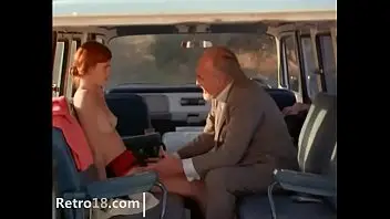 redhead,young,old,car