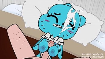 boobjob,cuckold,parody,rule34,cucking,gumball,the-amazing-world-of-gumball,nicole-watterson,canaryprimary