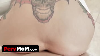 milf,blowjob,tattoo,busty,POV,oral,taboo,inked,stepmother,stepson