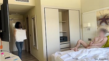 blowjob,handjob,young,public,hotel,flashing,exhibitionist,flash,big-dick,reaction,room-service,pull-out,dick-flash,latina-maid,hotel-room-service,caught-masturbating,hotel-maid,real-maid,caught-jerking-off,real-hotel-maid