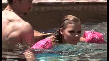 cumshot,facial,hardcore,blowjob,brunette,shaved,pool,pussylicking,pussyfucking