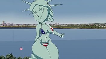 porn,posing,big-ass,cartoon,animation,big-boobs,statue-of-liberty