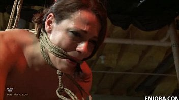 anal,brunette,spanking,sextoy,bdsm,bondage,tied,rope,master,tiedup,baton,ropebondage