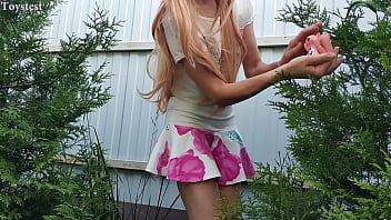 european,hot,outdoor,amateur,public,horny,orgasm,tiny,kinky,sex-toy,panties-down,toystest,toy-under-panties,squirrel-toy