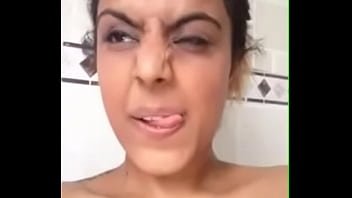 pussy,bathroom,solo,indian,bath,washing,face,eyes,soapy
