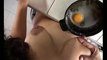 sexy,nipples,closeup,kitchen,solo,topless,milk,beautiful,breasts,lactating,saggy,lactation,cooking,leche,bosom,dark-haired,breastmilk