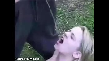 teen,blonde,sucking,outdoor,young,swallow,grandpa,old,pee,piss,forest,german,outside,old-young