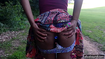 anal,black,outdoor,park,amateur,ebony,buttplug,exhibitionism,public,flashing,outside,big-tits,exhibitionist,black-girl,ebony-babe,alice-and-abel,alice-bound,manyvids