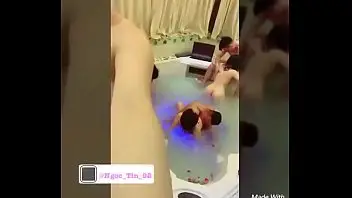 bath,vietnam,group-sex,bath-sex
