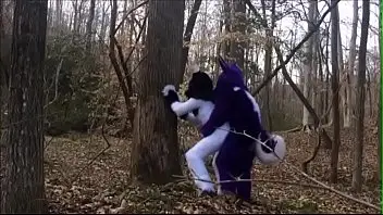 sex,fucking,sexy,creampie,fuck,pussyfucking,public,vagina,couple,outside,woods,furry,fursuit,mating,nice-dick