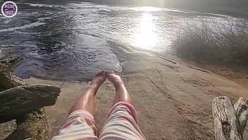 outdoor,chubby,wet,hairy,ebony,water,outdoors,bbw,outside,barefoot,sand,foot-fetish,foot-worship,hairy-legs,big-feet,hairy-feet,body-worship,water-sounds,calf-muscle