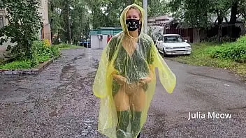 teen,outdoor,exhibitionism,public,outside,exhibitionist,see-through,cosplay,transparent,dreadlocks,public-nudity,raincoat,enf,in-public,hot-wife,flashing-pussy,flashing-ass