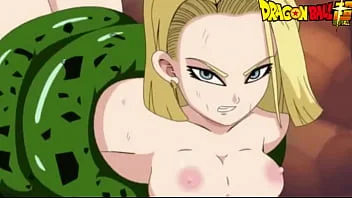 blonde,cell,android-18,dragon-ball-z
