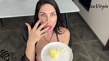 sexy,milf,brunette,doggystyle,food,couple,new,big-tits,dirty-talk,step-mom,real-orgasm,sexy-clothes,food-fetish,tall-girl,red-lipstick,step-son