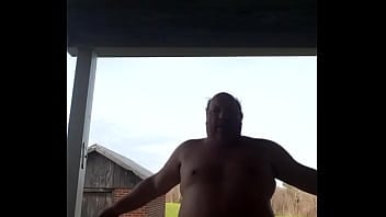 cock,nude,balls,outside,self