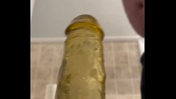 dildo,cock,doggystyle,homemade,closeup,solo,anal-sex
