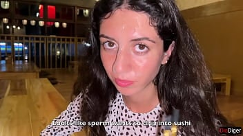 outdoor,blowjob,brunette,skinny,food,amateur,fetish,public,cum-swallowing,beauty,new,outside,restaurant,cumload,facial-cumshot,cum-in-mouth,1-on-1,cum-covered,food-fetish,cum-eater,teens-18