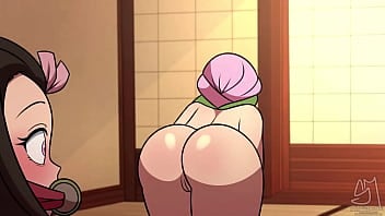 lesbian,japanese,anal-sex,nezuko,mitsuri