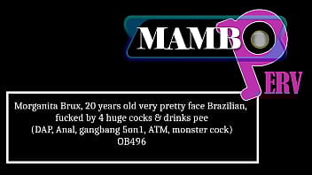 Morganita Brux, Twenty Years Antique Remarkably Quite Face Brazilian, Possessed By Four Big Manhoods And Swallows P1e (dap, Dry Version, Anal, Group Activity 5on1, Atm, Animal Cock) Ob496