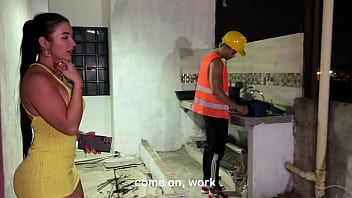 Builder Takes His Colombian Supervisor With Fat Teats And Big Arse Silvana Lee And Milan Rodriguez
