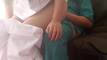 Are You Sure There Are No Cameras??? Nurse Owning Sex, Wants In The Way Of Possess Sex, But There's A Hidden Camera!!! I Await She Doesn't Catch Me House Movie