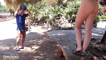 Stunning Youth Devours Grandpa Outdoor The Classic Gentleman Stuffs His Dick Deep Her Intimate Area