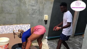 Must Watch. African Maid Running After Huge Cockfull Uncensored Version Available On Xvideos Red!