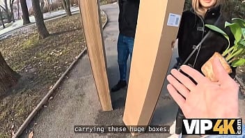 Vip4k. Timid And Curvaceous Gorgeous Woman Amalia Davis Gone Manic With Her Neighbour