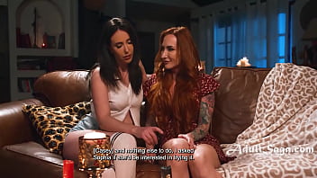 pussy,licking,brunette,redhead,candle,subtitles,candle-wax,lesbian-kink,rubbiing,wax-kink