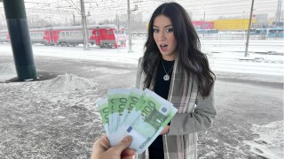 18 25,Amateur,Big Ass,Big Dick,Cumshot,HD,POV,Reality,Verified Amateurs,BLOWJOB,Couple,Cum On Ass,NATURAL TITS,Public Agent,Public Sex,Slender,Wet,Winter,for money,huge cum,public sex for money,real street pick up,sex for money,train,train sex