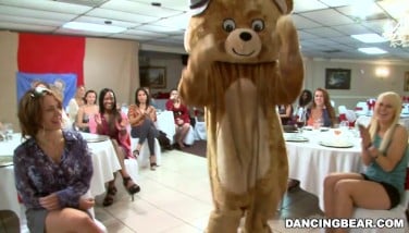 dancingbear,dancing bear,bear,dancing,party,cfnm,group,big cock,stripper